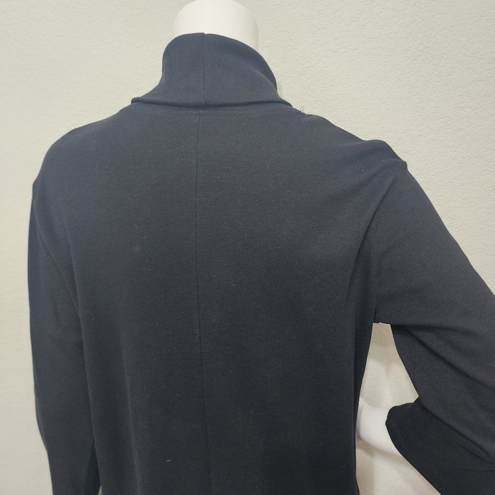 Piaza Italia Black Turtleneck Dress Size L - Picture 5 of 13